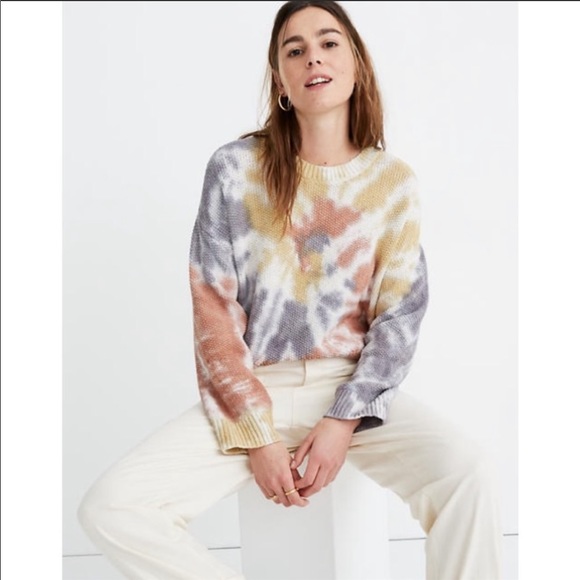 MADEWELL Tie Dye Westfield Pullover Sweater Size XS - Picture 14 of 15